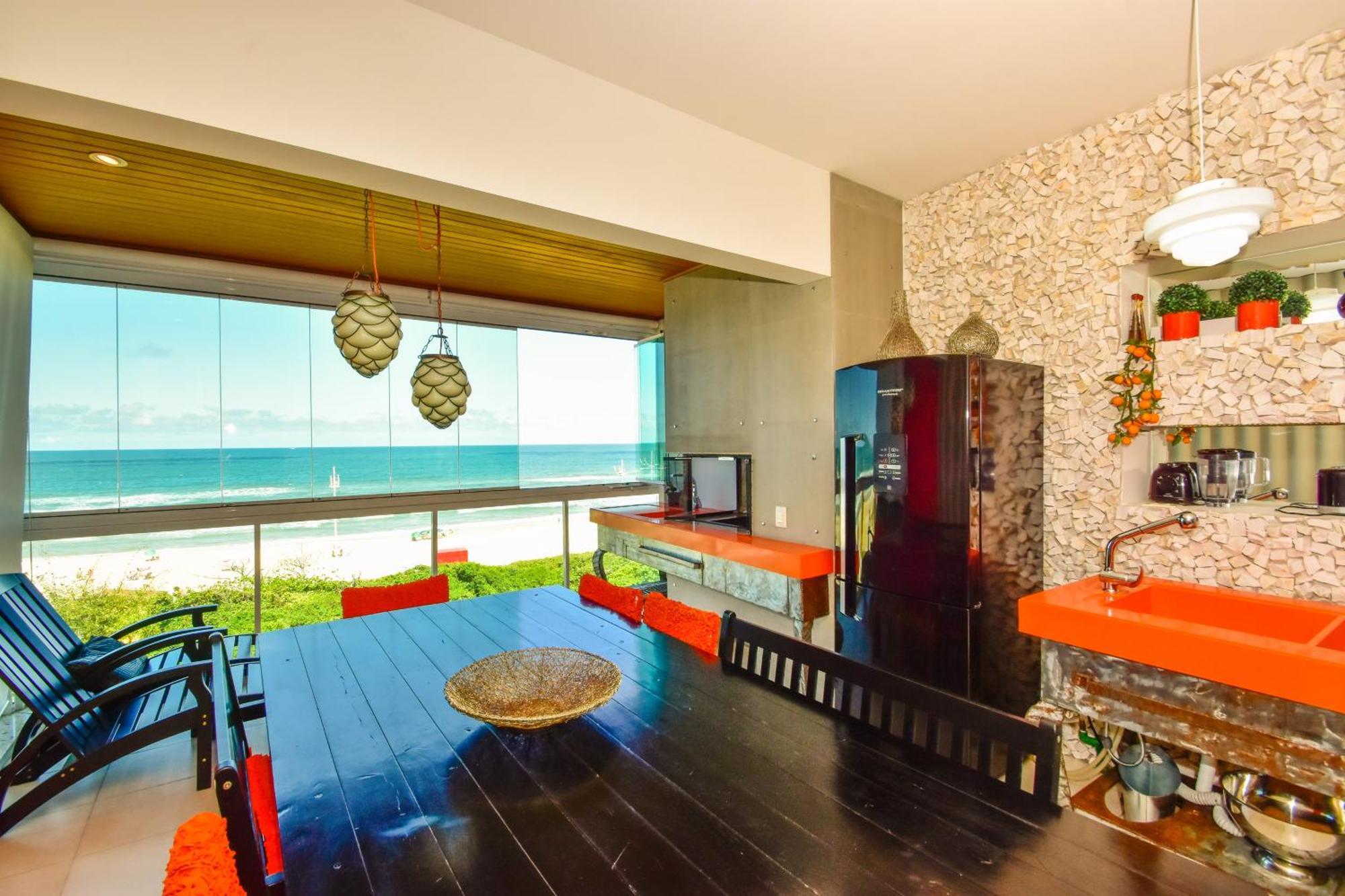 Apartamento Frente Mar Na Praia Do Santinho N880 Florianopolis Ngoại thất bức ảnh